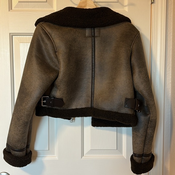 Zara DOUBLE FACED JACKET - Picture 8 of 8